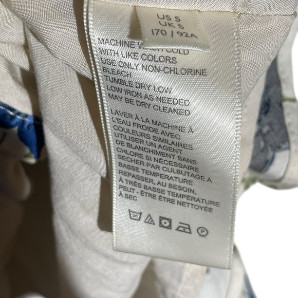 Free People Lighten Up Button Down Mini Shirt Dress Tea Combo Floral Sz S Boho - Picture 16 of 16